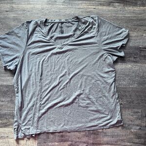 Zone Pro Charcoal V-Neck Short Sleeve Tee